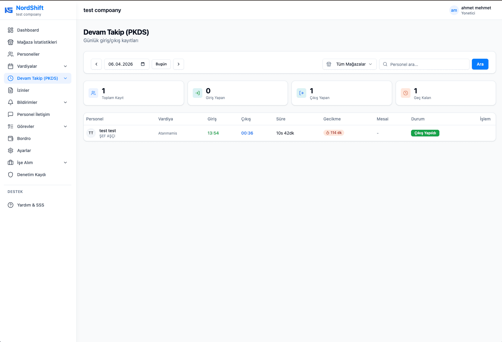 Konum Doğrulama lı Giriş-Çıkış: GPS ve QR Kod ile Mesai Takibi